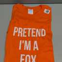 Pretend I'm A Fox Halloween Costume T-Shirt Size M
