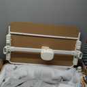 Rocking Bassinet for Baby Electric Automatic Bedside Sleeper Rocks Itself 3 Speed Auto Rolling Newborn Cradle 5 Height Adjustable with Music, Wheels, Storage, Dark Grey