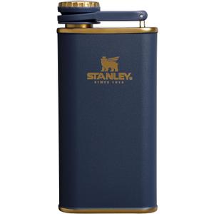 Stanley Classic Easy Fill Wide Mouth Flask 8 oz | Leakproof Hip Flask | Hinge Connected Never Lose Cap | Insulated Stainless Steel Liquor Container | BPA-Free | Twilight