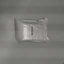 100pcs Kraft Bags with Window 3.5x5.5 Inches White Reusable Sealable Zip Lock Food Storage Stand up Paper Pouches for Home or Business