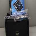 Rockville RV12.1C 600w 12" Loaded Car Subwoofer Enclosure+Mono Amplifier+Amp Kit,Black