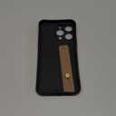 NITITOP Compatible with iPhone 15 Pro Max Case with Wrist Strap Cute Stylish Leopard Aesthetic Tortoise Amber Design for Women Girls Men Soft TPU Shockproof Protective Cover - Brown