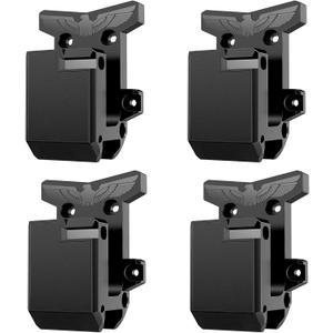 Gun Wall Mount for 223/5.56 Rifle Wall Rack Runner Mount with Strong and Solid PA Material& Frosting Treatment Display Storage Organization System Withstand 300Lbs of Tension