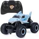 Monster Jam, Official Megalodon Remote Control Monster Truck for Boys and Girls, 1:24 Scale, 2.4 GHz, Kids Toys for Ages 4 and Up