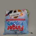 20-Piece Story Time Finger Puppets Set - Cloth Velvet Puppets - 14 Animals and 6 People Family Members