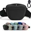 AUDWUD Magnetic Silicone Dog Treat Pouch with Adjustable Waist Belt Dog Training Bag for Small Medium Large Dogs Hands Free, Easy to Clean And Dishwasher Safe