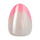 Kiss CORE, Press On Nails, Nail glue included, 'Shining Bright', Pink, Short Size, Almond Shape, Includes 32 Nails, 2g glue, 1 Manicure Stick, 1 Mini File