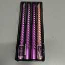 SEVEN LUCKY LIGHT 10 inches Advent Candles Set of 4,Ture Dripless Advent Wreath Candles,Velas de Adviento Nativity Scene Candlesticks, Elegant Non Toxic Candle Sticks