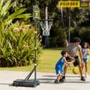 Kids Basketball Hoop GILIKOKO Adjustable Height 3.6 ft-6.2 ft Indoor Outdoor Toddler Plastic Basketball Goal Outside Yard Games Toys Gifts for Children