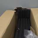 Dog Steps for Car, Truck and SUV - Foldable Pet Stairs for Large Dogs with Non-Slip Rug Surface, Lightweight Dog Ramp Holds Up to 250lbs, 5 Steps (Black Metal Fram, 5 Steps)