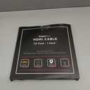 PowerBear 4K HDMI Cable 10 ft | High Speed Hdmi Cables, Braided Nylon & Gold Connectors, 4K @ 60Hz, Ultra HD, 2K, 1080P, ARC & CL3 Rated | for Laptop, Monitor, PS5, PS4, Xbox One, Fire TV, & More