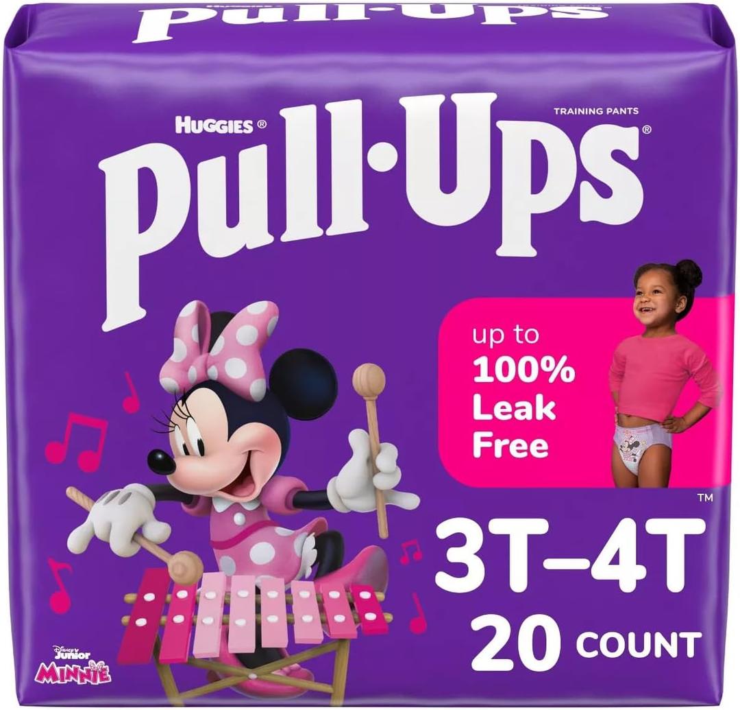Pull-Ups Girls' Learning Designs Training Pants - Size 3T-4T - 20ct