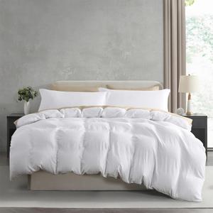 Nestl White Duvet Cover Full Size - Soft Prewashed Full Size Duvet Cover Set, 3 Piece, with Zipper Closure, 1 Duvet Cover 80x90 inches and 2 Pillow Shams - No Comforter 