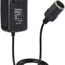 AC to DC Converter 12V 24W Car Cigarette Lighter Socket, 100-240V to 12V 2A AC/DC Power Adapter Power Supply Transformer US Plug(NOT for Vacuum Cleaner Air Compressor Air Pump Inflator)