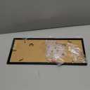 decorUhome 8x20 Picture Frames Collage Wall Decor, Display 4Pcs 4x6 Photos with Mat or 1Pcs 8x20 Unmatted, 4 4x6 Collage Picture Frames for Wall Mounting, Black