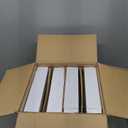 4 Pack Expandable Pull Out Cabinet Organizer 21"Deep With Raising Pad for Framed Cabinets, Upgrade 3 Slide Rails Slide Out Drawers, No Drill Roll Out Shelves, Adjustable Width 12.1"-20.4" White