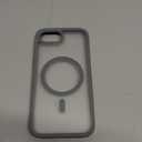 TOCOL Magnetic for iPhone 16e Case, Upgraded Full Camera Protection, Compatible with Magsafe, Drop Protection, Translucent Matte Back Bumper for iPhone 16e 6.1-Inch (Gray)