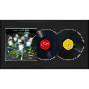 XINWENLI Double Vinyl Record Display Frame, Double LP Vinyl Record Frame, 33.9"L x 18.9"W