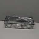 Wetheny Toilet Paper Basket ( 1 Pack) - Black Wire Basket Metal Basket for Bathroom farmhouse decor - Wire Storage Baskets for organizing toilet tank topper, countertop