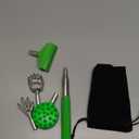 TUKUOS Telescoping Back Scratcher with 5 Detachable Scratching Heads, Valentines Day Gifts for Him Men, Anniversary Birthday Gifts for Men Women Back Scratcher for Men/Dad/Women/Adults - Green (Regular)