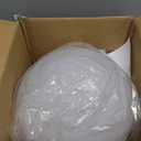 infray 12-Inch LED Ball Light, Solar Rechargeable Globe Light Color Changing Solar Globe Lamp IP67 Waterproof Outdoor Garden RGB Orb Light for Patio Pool Yard Bar Party Decorative Lighting (White)