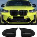 Mirror Caps Gloss Black Compatible with BMW X3 G01 G08 X4 G02 X5 G05 X6 G06 X7 G07 2019-2024 Models Rearview Side (For G01 G02 G05 G06 G07 2019-2024)