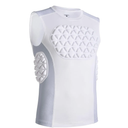 Youth Baseball Chest Rib Protector Padded Compression Shirt Support Softball Football Boys Girls Heart Sternum Guard size L