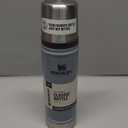 Stanley Classic Legendary Vacuum Bottle 20 oz | Wide Mouth with Leakproof Cup Lid | Keep Drinks Hot or Cold | Packable for Travel | Insulated Stainless Steel Thermos | BPA-Free | Hammertone Silver