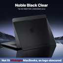 Soonjet for MacBook Air 15 inch Case | M5 M4 M3 M2 2026 2025-2023 | Noble Black Clear | Top-Tier Matte Finish | Ultra Thin Armor | Hard Shell Laptop Cover