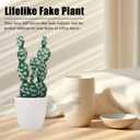OULIGET Artificial Cactus Faux Plant,Lifelike Small Fake Plants Succulents Plant,Potted Plastic Succulents for Home Office Living Room Desk Decor Aesthetic,8 Inches