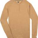 MERIWOOL Men's Base Layer Long Sleeve Henley - Lightweight Merino Wool Thermal (XL)