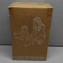 3-in-1 Toddler Potty Training Toilet with Flushing Sound, Wipes Storage & Toilet Paper Holder, Realistic Potty Chair with Detachable Seat and Easy-Clean Design for Boys & Girls Ages 18+ Months (Brown)