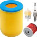 13780-03G00 13780-07G00 13791-03G00 Air Oil Filter/Cleaner Replacement for Suzuki TF400 Eiger 2002-2007/LTF400 Eiger 400 2x4 Manual 2003-2007/LTF400 KingQuad 400 2008-2018/LTZ400 QuadSport 2003-2016