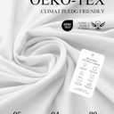 Cooling Comforter, Cooling Blanket for Hot Sleepers, All Season Lightweight Comforter for Night Sweats, Down Alternative Duvet Insert, Blanket for Night Sweats, Queen - 90"x90"(Arctic White)