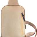 LLi Cufite Mini Sling Bag Waterproof Crossbody Chest Bag, Small Crossbody Casual Trendy Travel Phone Bag for Men Women