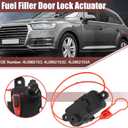 X AUTOHAUX Fuel Flap Actuator 4L0862153D for Audi Q7 Q3 A7 A6 S7 S6 RS7 RS5 2.0L 3.0L 4.0L Fuel Flap Door Cap Release Lock Actuator Fuel Filler Door Opener Actuator 2 Pin