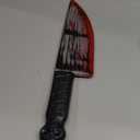Spooktacular Creations Halloween Bloody Plastic Knife, Fake Knife Toy, Knives Weapon Prop for Halloween Costume Accessories, Horror Costume Prop