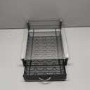 Flagship for Nespresso Pod Holder Drawer Coffee Pod Organizer for Nespresso Capsule Holder Crystal Tempered Glass Storage Tray (40 Vertuo Pods Capacity)