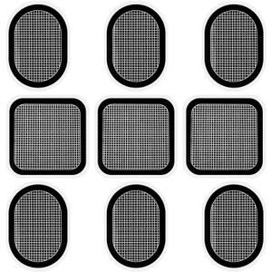 Replacement Gel Pads for All Abdominal Belts Pro Go System 3 Sets of 9,Toning Pads