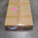 Lighted Makeup Vanity Desk, 35.4W x 15.7'D x 54H, White (with Lights and Mirror, Dimming Function, 2 Drawers and 1 Cabiniet, Open Shelves) by Boahaus