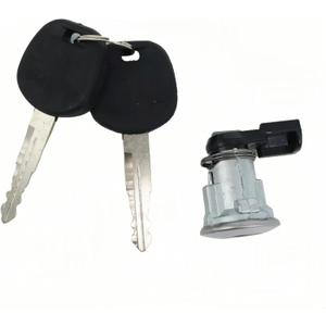 Fuel Tank Cap Cover Fuel Door Lock Cylinder W/ 2 Keys Set Compatible with Toyota 1995-2004 Tacoma | 2000-2003 Tundra, Replaces 69058-29016 69058-34020 69058-26030 69058-35140