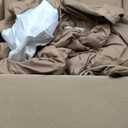 Bedsure California King Comforter Set Brown - Bed in a Bag Cal King Bedding Set 7 Pieces, GentleSoft Pintuck Bed Set Gift for Family, Pinch Pleat Brown Comforter with Sheets, Pillowcases & Shams