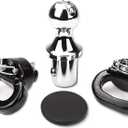 60618 Puck System Gooseneck Hitch Ball Kit Compatible with 2013-2024 Dodge Ram 2500 3500 2-5/16 Inch Gooseneck Ball for Truck Bed with 2 Gooseneck Safety Chain Anchors | 30000 lbs GTW/ 7500 lbs VTW