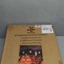 Halloween Decorations Outside Lighted Pumpkin - HOYECHI Outdoor Halloween Decor 2 Pumpkins 1.5FT, Light Up Pumpkin with 62 Led Lights, Ground Stakes, for Front Yard Porch Gardens Lawns Party, Black and Orange 
