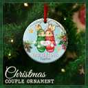 3 x CHOANG First Christmas Together 2025 Ornament - Wedding Gift for Cute Couple, Newlywed Keepsake for Him, Her - Bride and Groom,1st Anniversary Christmas Ornaments