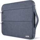 Voova 13 13.6 Inch Laptop Sleeve Case Compatible with MacBook Air/MacBook Pro 13 M2/M1,13.5 Surface Laptop 5/4, Surface Pro X / 9/8, iPad Pro 12.9,Waterproof Computer Bag Cover with Handle,Dark Grey (12.6-13.6 Inch)