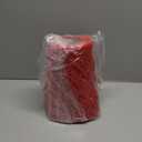 FUHSY Red Christmas Tree Collar Sequin Merry Christmas Tree Skirt 23.6 Inch Glitter Velvet Trees Skirts Sparkly Christmas Trees Trunk Ring Base Cover for Holiday Party Red Xmas Decoration (Round-Standard)