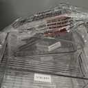 mDesign Plastic Kitchen Organizer - Storage Holder Bin with Handles for Pantry, Cupboard, Cabinet, Fridge/Freezer, Shelves, Counter - Holds Canned Food, Snacks - Ligne Collection - 6 Pack - Clear