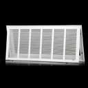 Return Vent Cover 30 X 12 [Duct Opening Size] Return Air Grill for Wall or Ceiling,Steel Return Air Grill Removable Face/Door for 1 inch Filters (30"W x 12"H [Duct Opening])