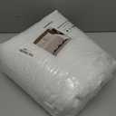 Auemtyn Twin/Twin XL Size Quilt Set 2 Pieces, Soft Lightweight Summer Bedspread, Reversible Microfiber Bed Coverlet for All Seasons, White, Heart Pattern (1 Quilt, 1 Pillow Sham)